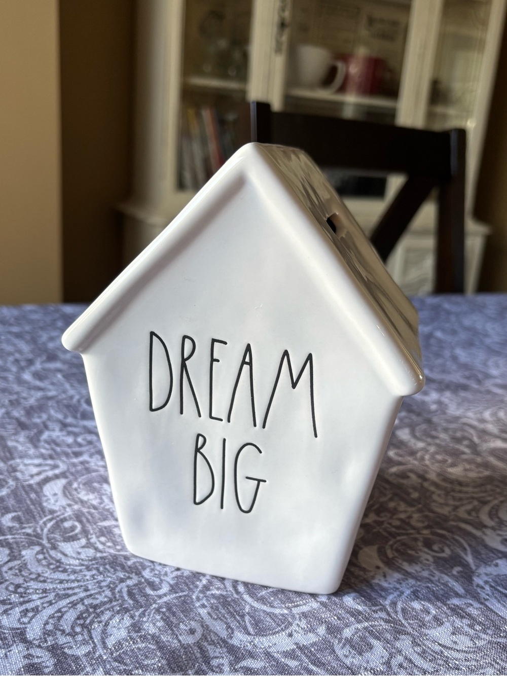 Rae Dunn by Magenta Dream Big House Shaped Piggy Bank